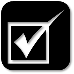 Checked black checkbox