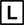 Licenses Symbol: Capital L within a square