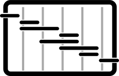 Simple Gantt chart image